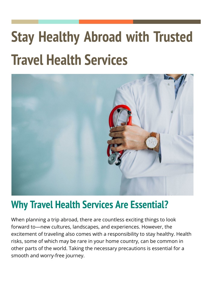 stay healthy abroad with trusted travel health