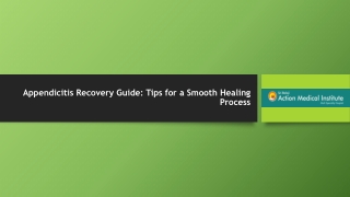 appendicitis recovery guide tips for a smooth healing process