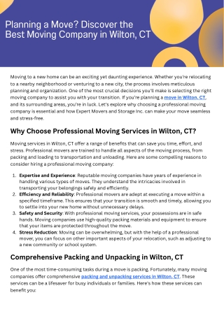 planning a move discover the best moving company