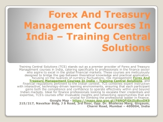 Forex And Treasury Management Courses In India – Training Central Solutions