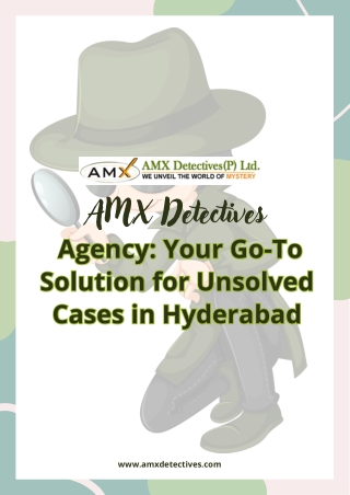 Agency: Your Go-To Solution for Unsolved Cases in Hyderabad