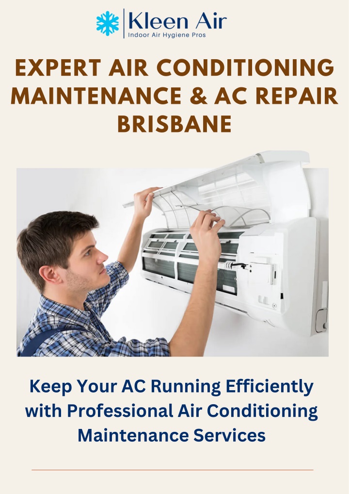 expert air conditioning maintenance ac repair