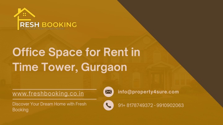 office space for rent in time tower gurgaon