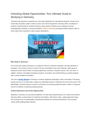 Unlocking Global Opportunities_ Your Ultimate Guide to Studying in Germany