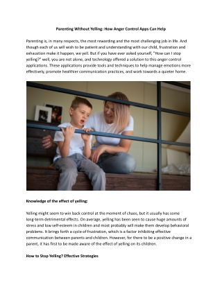 parenting without yelling how anger control apps
