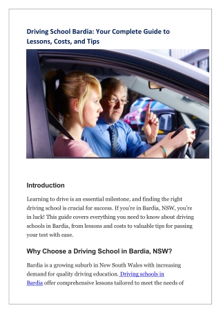 driving school bardia your complete guide
