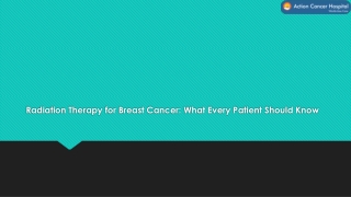 Radiation Therapy for Breast Cancer: What Every Patient Should Know