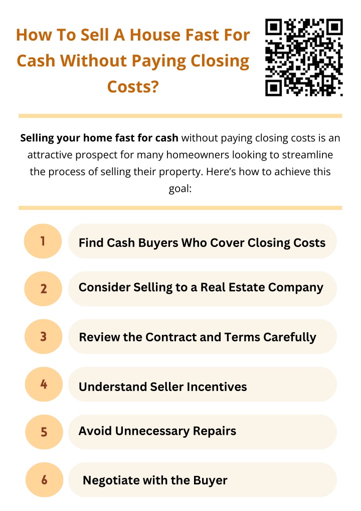 how to sell a house fast for cash without paying