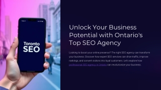 Why Ontario’s Top SEO Agency is Your Key to Digital Success