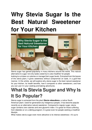 why_stevia_sugar_best_natural_sweetener_for_your_kitchen