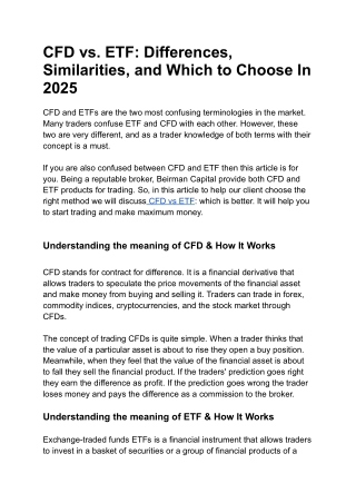 cfd vs etf differences similarities and which