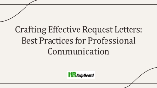 crafting effective request letters best practices for professional communication