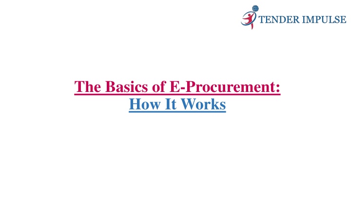 the basics of e procurement how it works