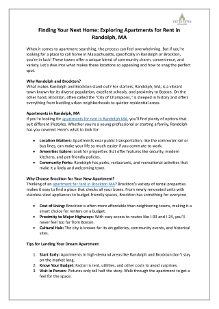 finding your next home exploring apartments