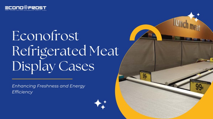 econofrost refrigerated meat display cases