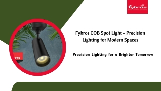 fybros cob spot light precision lighting