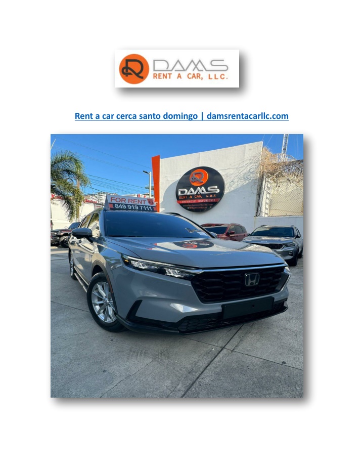 rent a car cerca santo domingo damsrentacarllc com