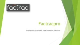 Real-time Production Monitoring Software - Factracpro