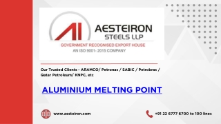 Aluminium melting point