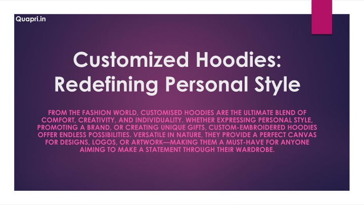 customized hoodies redefining personal style