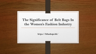 How Belt Bags Are Redefining Convenience in Women’s Fashion