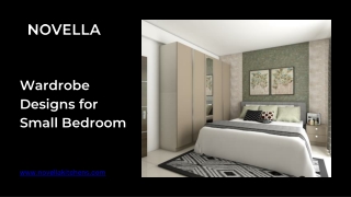 Wardrobe Designs for Small Bedroom