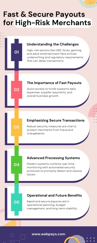 fast secure payouts for high risk merchants