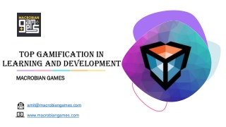 top gamification in learning and development