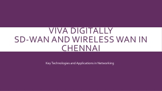 viva digitally sd wan and wireless wan in chennai