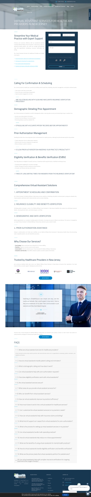 Medical Billing Virtual Assistant Services in New Jersey