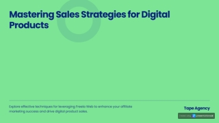 Mastering Sales Strategies for Digital Products  freelaweb.com