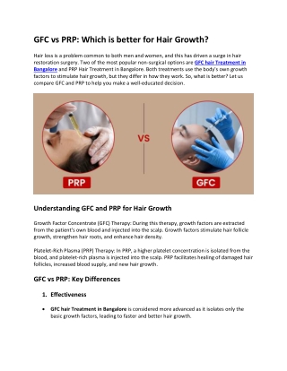 gfc vs prp which is better for hair growth hair