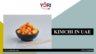kimchi in uae