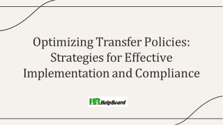 optimizing transfer policies strategies for effective implementation and compliance