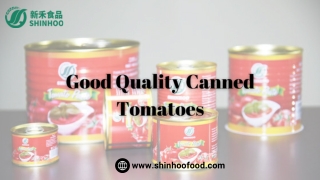 Good Quality Canned Tomatoes