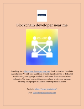 blockchain developer near me