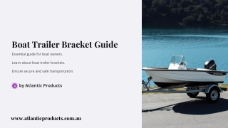 boat trailer bracket guide