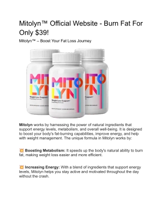 mitolyn official website burn fat for only 39