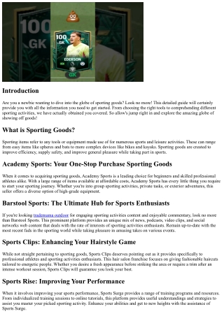 introduction