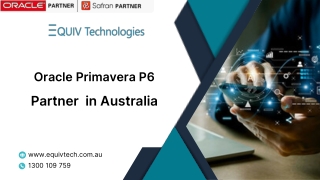 Oracle Primavera P6 Partner in Australia