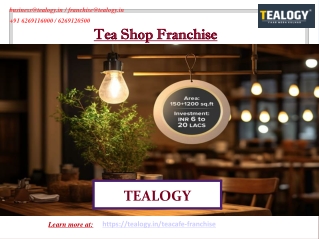 Tea Shop Franchise