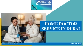 HOME DOCTOR SERVICE IN DUBAI