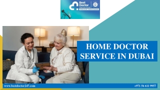 HOME DOCTOR SERVICE IN DUBAI