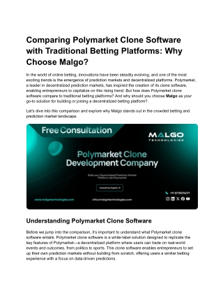 comparing polymarket clone software with