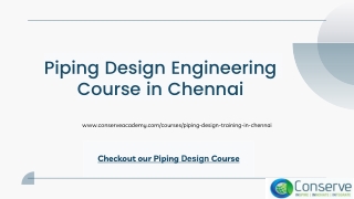 piping design engineering course in chennai