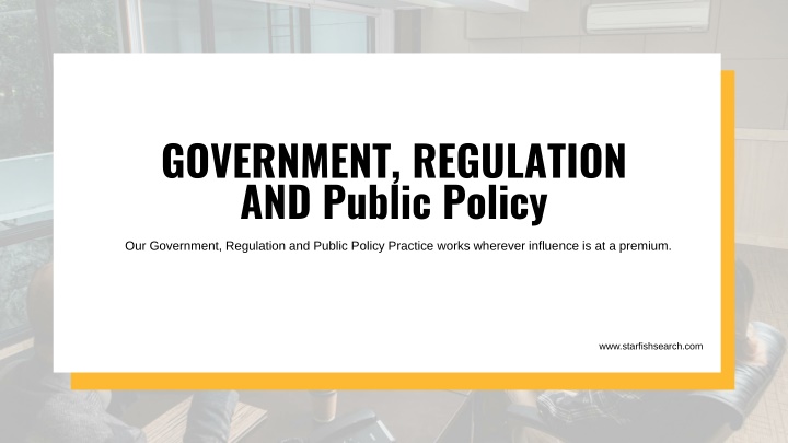 government regulation and public policy