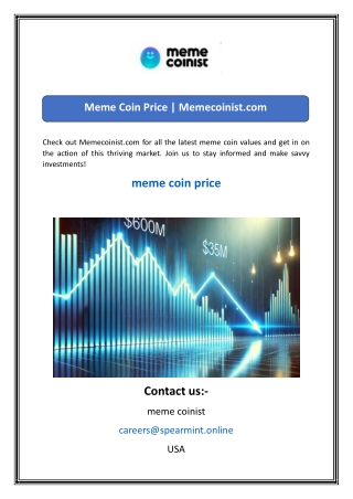 Meme Coin Price  Memecoinist
