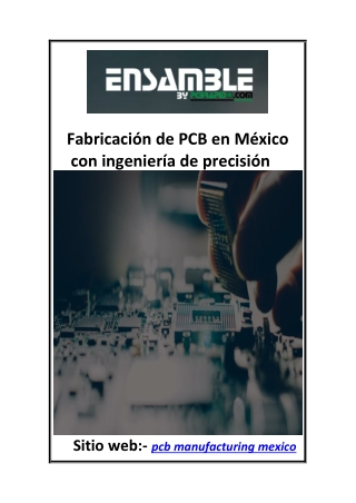 Fabricación de PCB en México con ingeniería de precisión