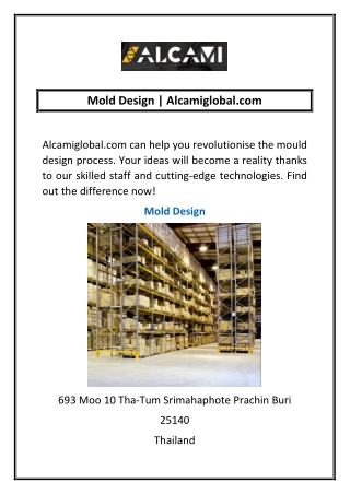 Mold Design | Alcamiglobal.com