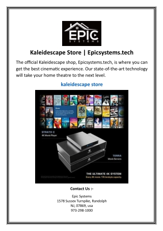 kaleidescape store epicsystems tech